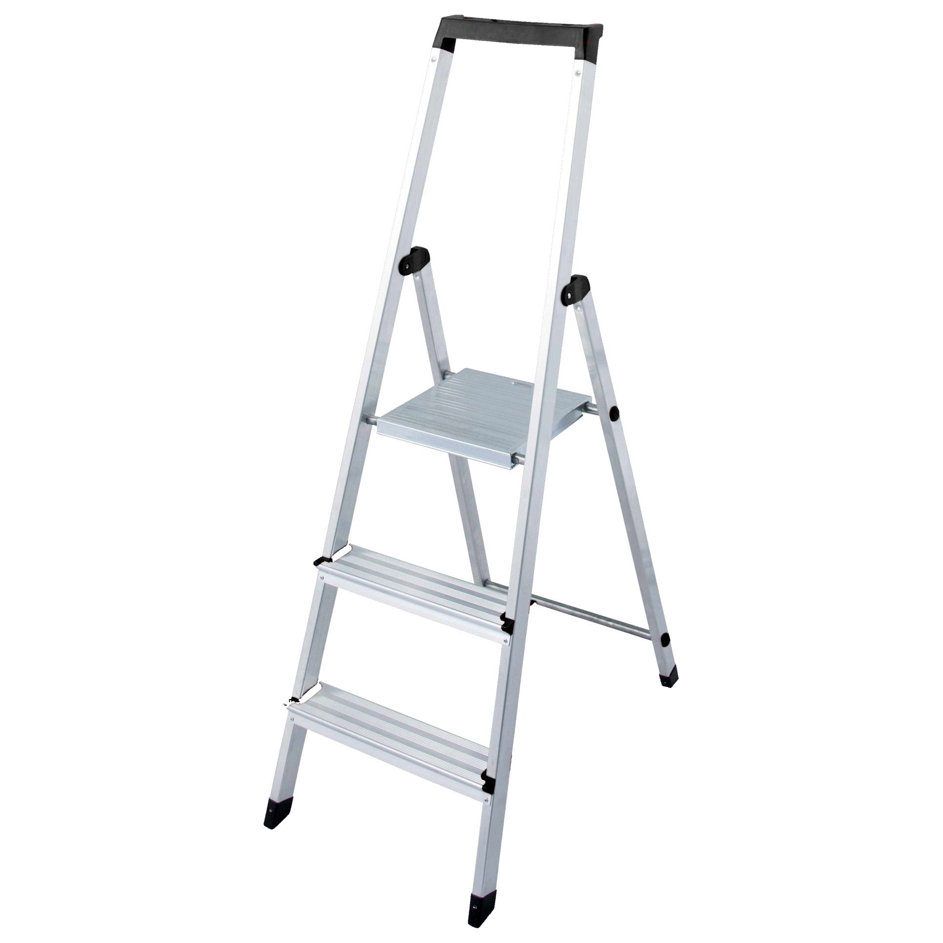 euroline 618 Alu - Haushaltsleiter mit Sicherheitsbrücke - Topleiter