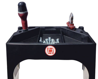 euroline 22578 Alu - Stufenstehleiter mit Sicherheitsbrücke - Topleiter