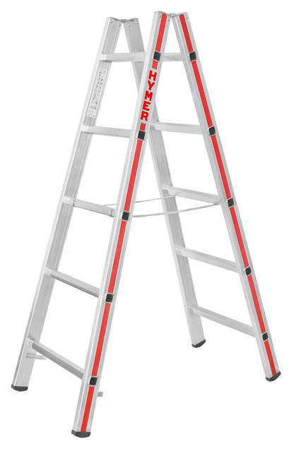 Hymer Sprossenstehleiter 4023, beidseitig begehbar - Topleiter