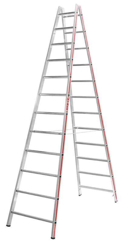 Hymer Sprossenstehleiter 4023, beidseitig begehbar - Topleiter
