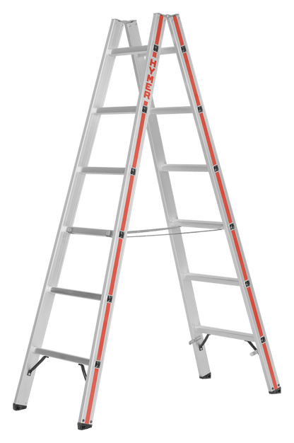 Hymer Sprossenstehleiter 6023, beidseitig begehbar - Topleiter