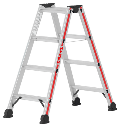 Hymer Stufenstehleiter 4024, beidseitig begehbar - Topleiter