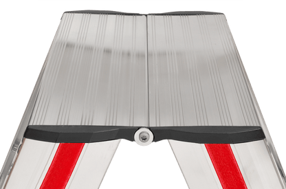 Hymer Stufenstehleiter 6024, beidseitig begehbar - Topleiter