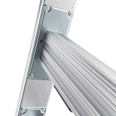 S110 Pro Sprossen - Schiebeleiter mit 3 Dreh - Stufen 2 x 12 Sprossen - Topleiter