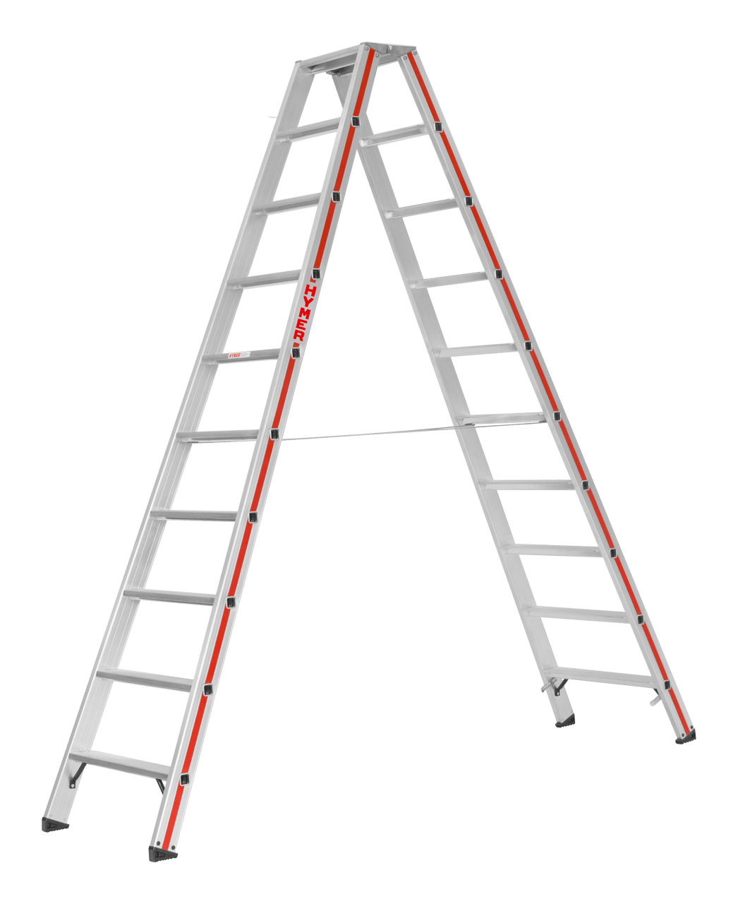 Stufenstehleiter 8024, beidseitig begehbar - Topleiter