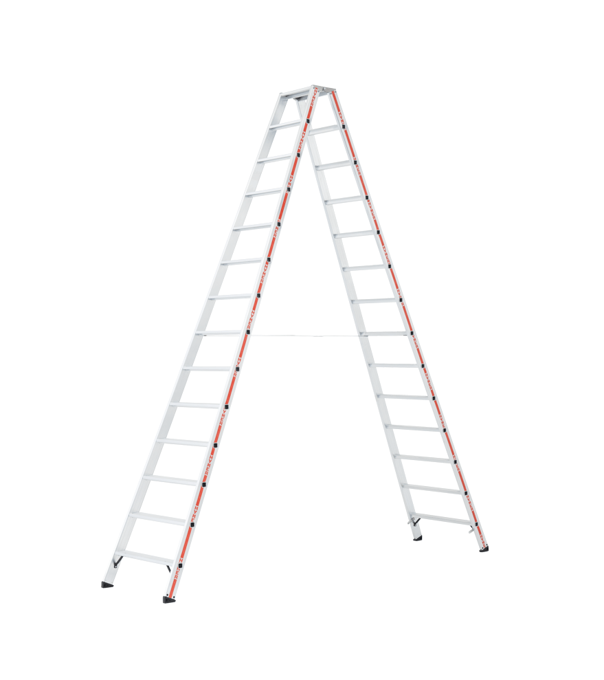 Stufenstehleiter 8024, beidseitig begehbar - Topleiter