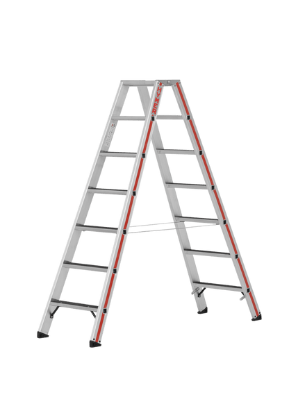 Stufenstehleiter 8624 R13, beidseitig begehbar - Topleiter