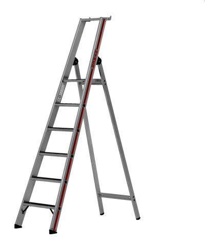 Stufenstehleiter 8626 R13 mit Plattform, einseitig begehbar - Topleiter